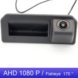 AHD 1080P 170° Trunk Handle Rear View Camera For SEAT Ateca 2016 2017 2018 2019 2020 2021 2022 2023 Car Reverse HD Night Vision