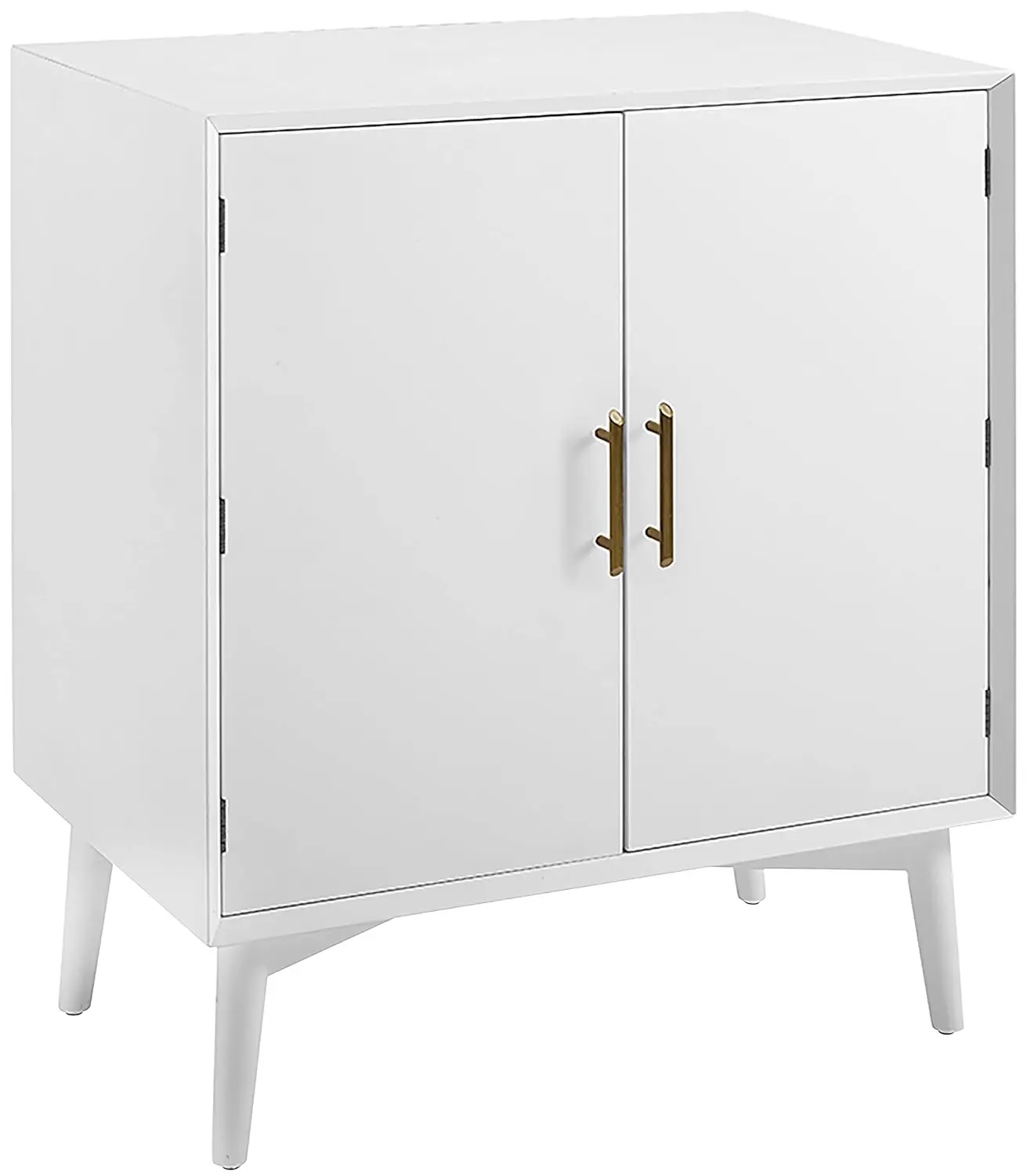

Bar Cabinet with Storage Shelves & Wine Rack, White, Customized
