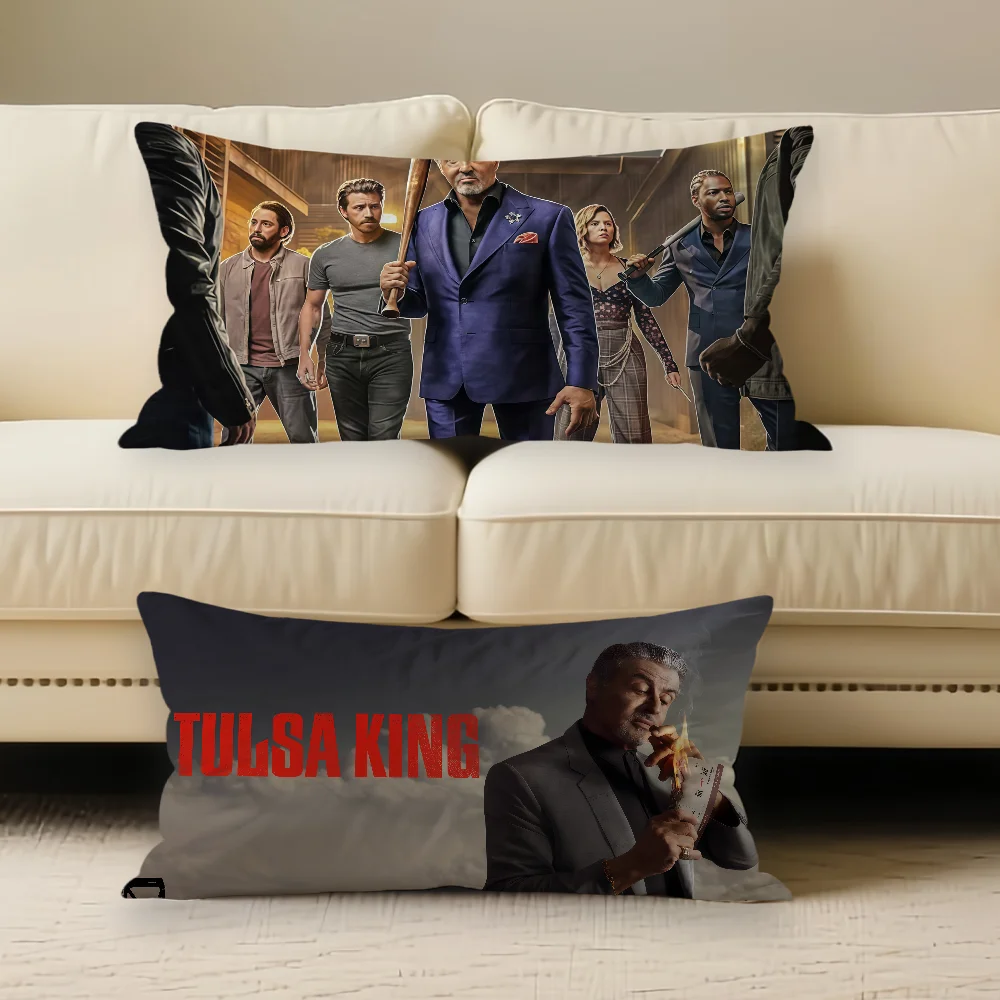 غطاء وسادة من فيلم الرعب T-Tulsa K-King مناسب لوسائد مستطيلة لتزيين المنزل وأريكة غرفة النوم والمكتب
