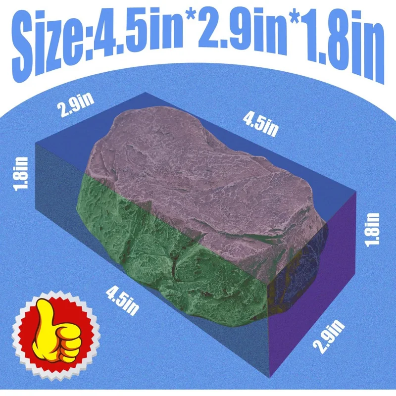 Hide a Outside - Rock - Compact Stone Design,-Protected Material - Hider Decor and Se