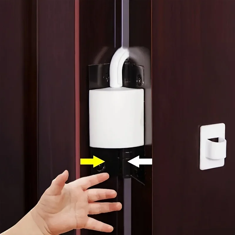 1 Set Anti-Klemm-Türspalt-Stopper, geeignet für Schlafzimmer- und Badezimmertüren, verhindert das Einklemmen von Fingern, Türblocker – Detail 5