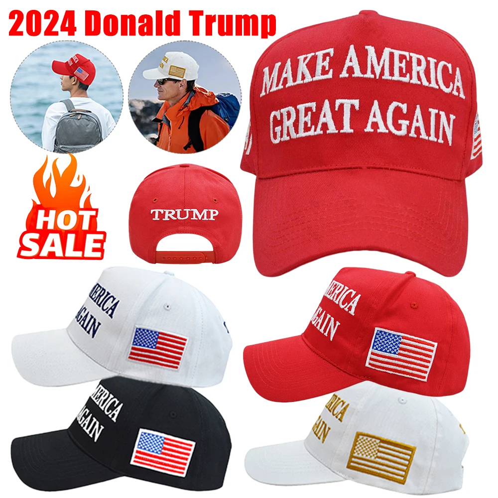 2024 Make America Great Again Donald Trump Patriots President Hat MAGA American Trucker Hat Cotton GOP Republican Baseball Cap