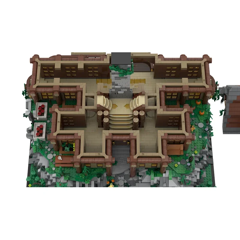 Moc Bausteine Rustikale Berghaus Technologie Modulare Ziegel Modell Geschenke Weihnachten Spielzeug DIY Sets Montage