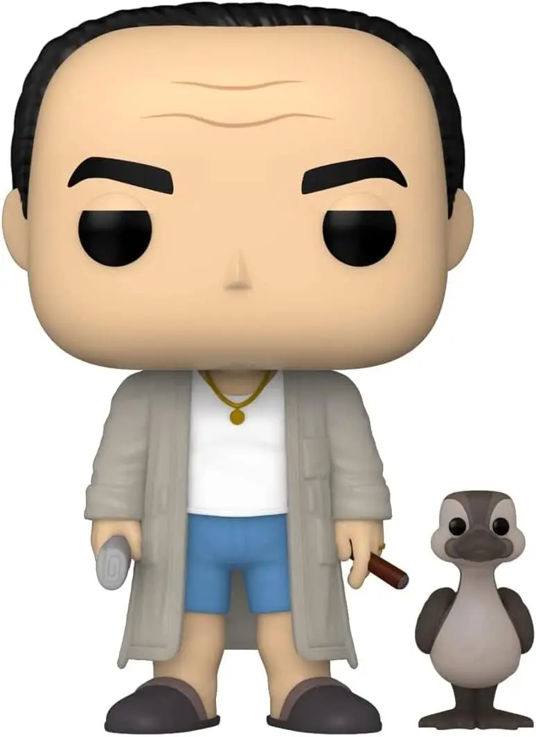Los Soprano Tony Soprano con pato 1295 Ellie 601 Joel 620 Clicker 631 muñeco de vinilo figuras de acción de juguete