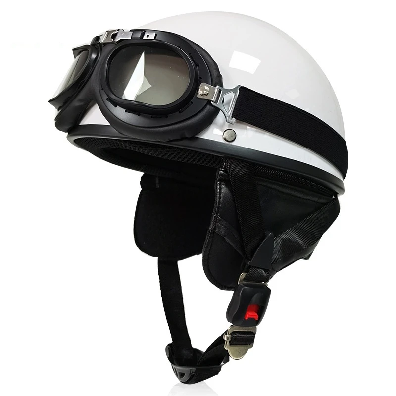 D'expériences de moto pour hommes et femmes, demi-casque de scooter, casque d'équitation, casque de course, certification de points, puzzles de mode, chaud