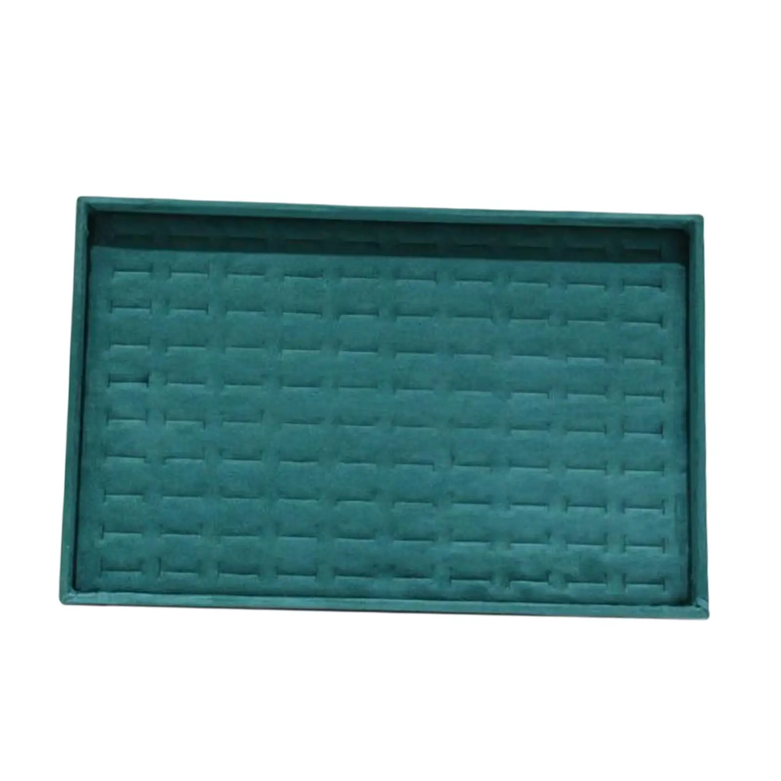 Multi Layer Jewelry Storage Tray Wooden Divider Organizer Flannel Velvet Jewelry Showcase for Home Store Display