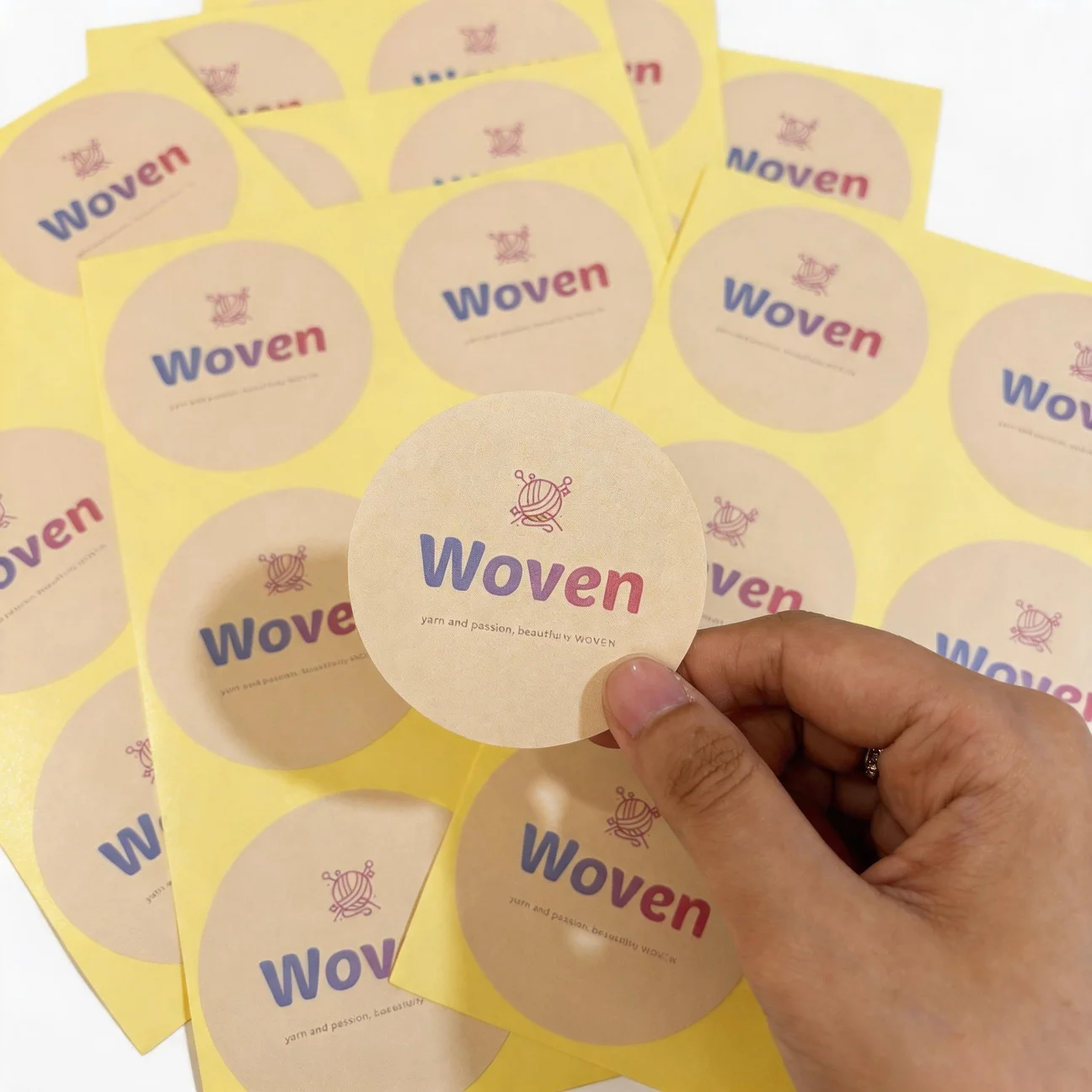 96pcs Custom Stickers of Large Size Round Personalized Stickers  Custom Logo Labels for Company Logo, Wedding Hen Party view 6