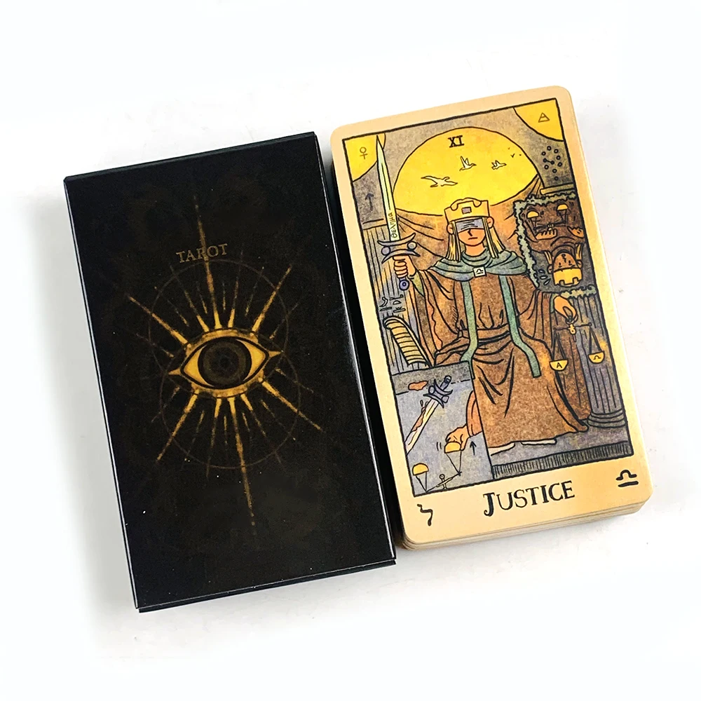 Nuevas cartas de tarot, un juego de 80 cartas de tarot con ilustraciones místicas, diseño clásico para principiantes y profesionales, ideal para adivinación, meditación y regalos.
