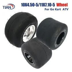 168 Go Kart 5 Inch Front  Wheel 10x4.50-5 Kart Tire Drift Bike Wheels Beach Car Accessories ATV Quad Spare Parts