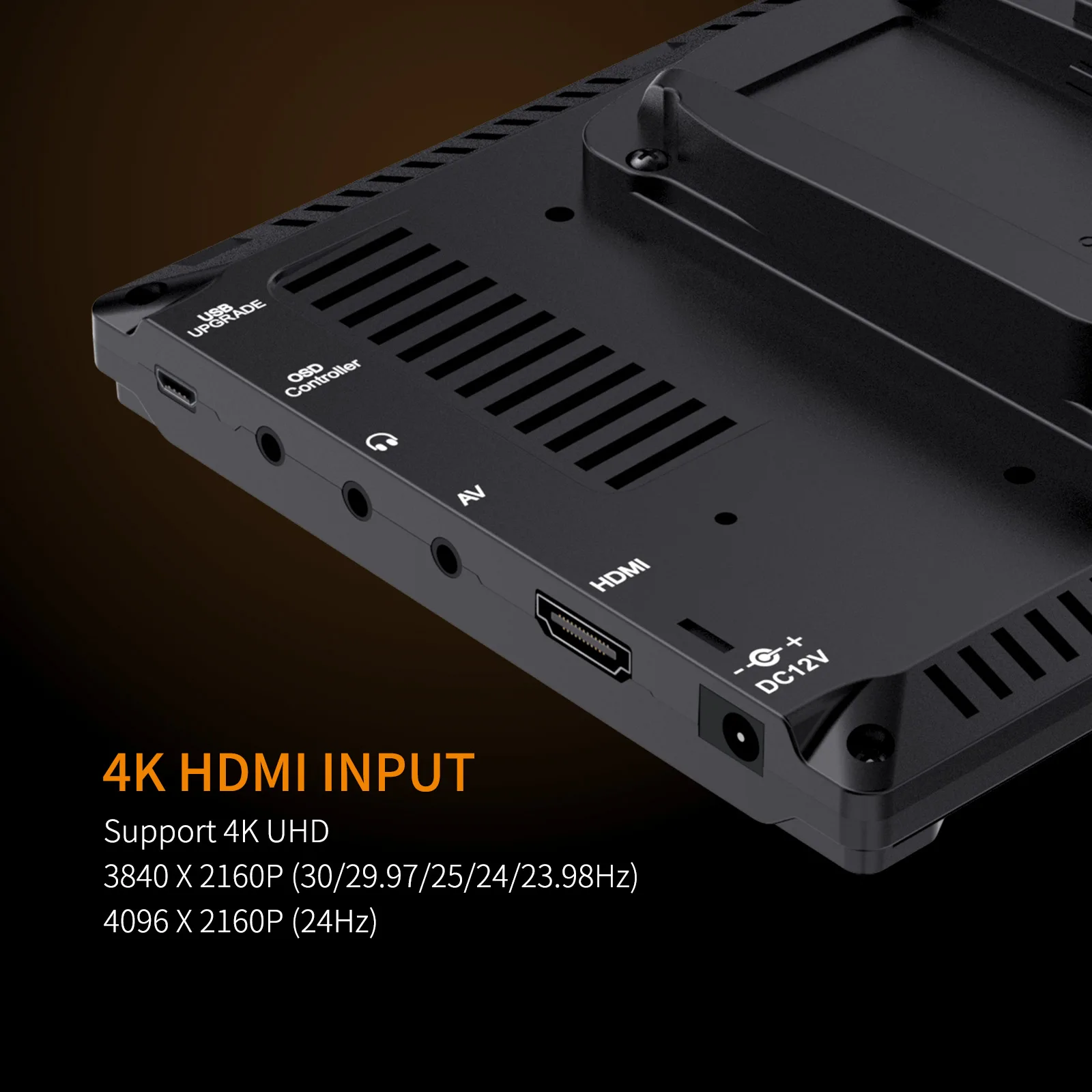 Feelworld 7 pollici HD 1280x800 DSLR Camera 4K Field Monitor HDMI AV Input schermo IPS 1200:1 rapporto di contrasto costante Monitor FW759