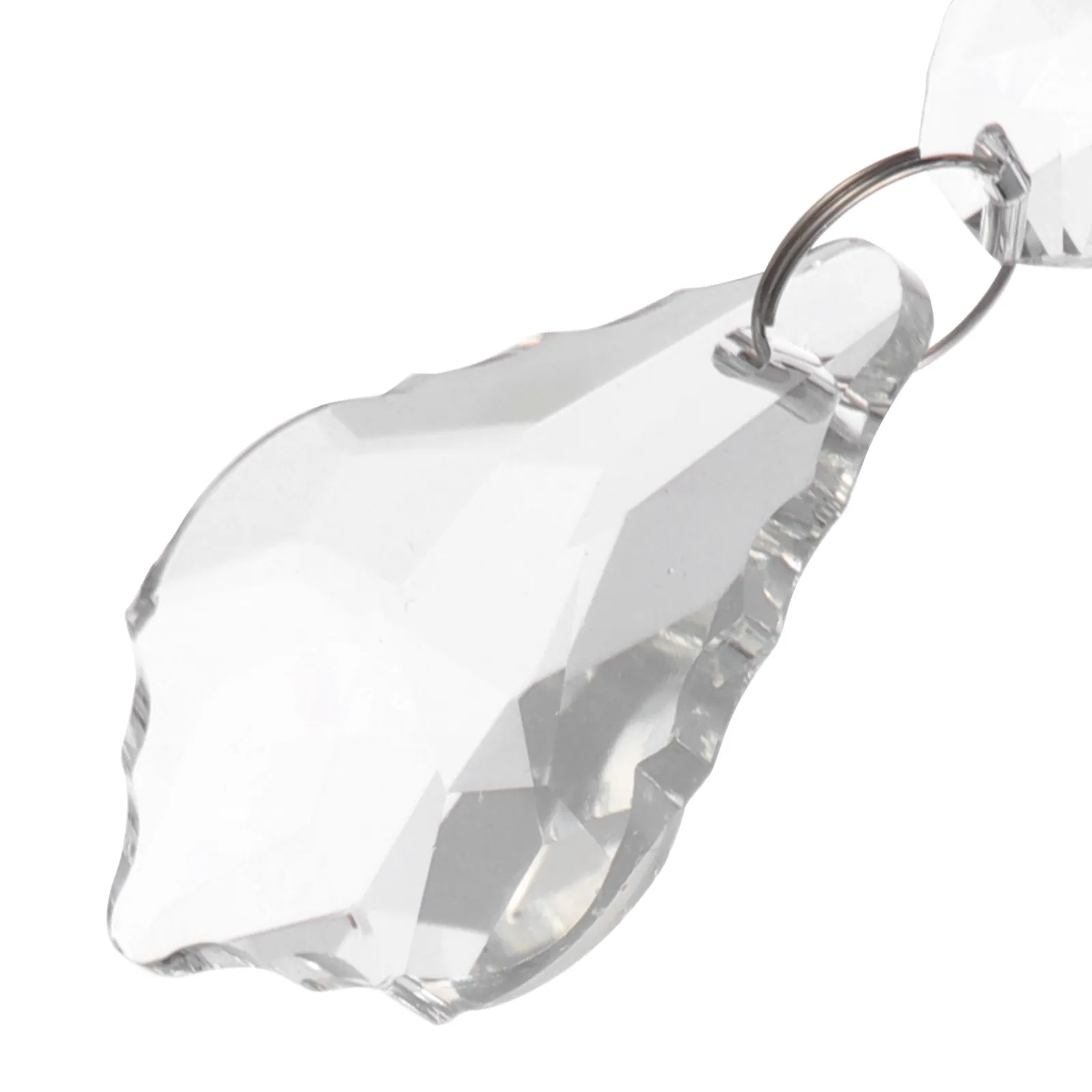 Crystal Pendant Ornaments 10Pcs Hanging Chandelier Prisms for Wall Garden Christmas Tree Decor