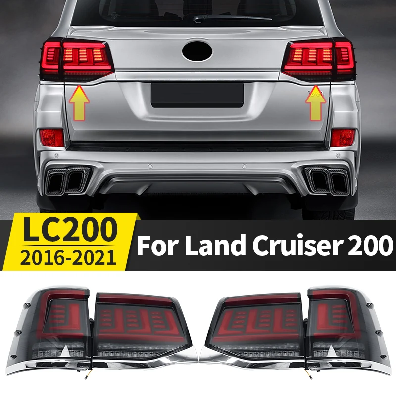 

For 2016-2021 Land Cruiser 200 Taillight Assembly Accessories LC200 Fj200 Modified Bumper Light behind Headlight 2020 2019 2018