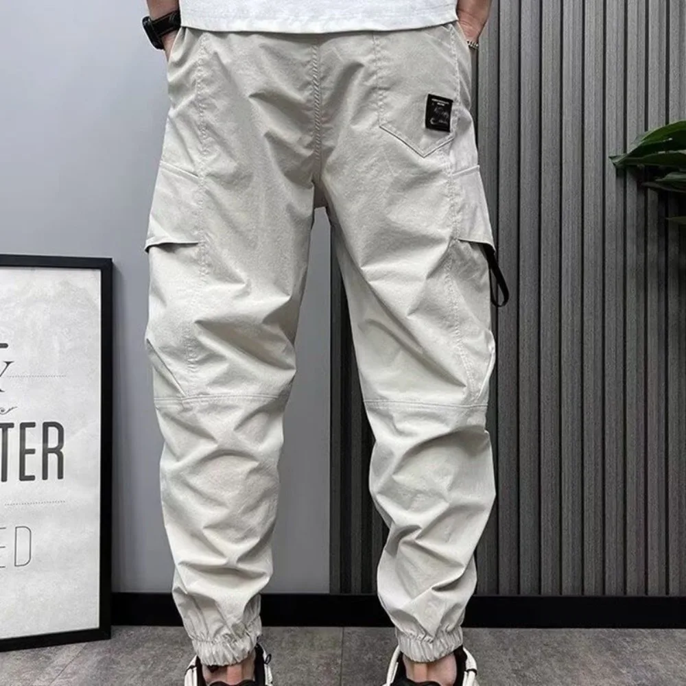 Ruffian Handsome Men Hiking Pants Big Pocket Invisible Open Crotch Outdoor Sex Overalls Men's Loose Casual Trousers High Street