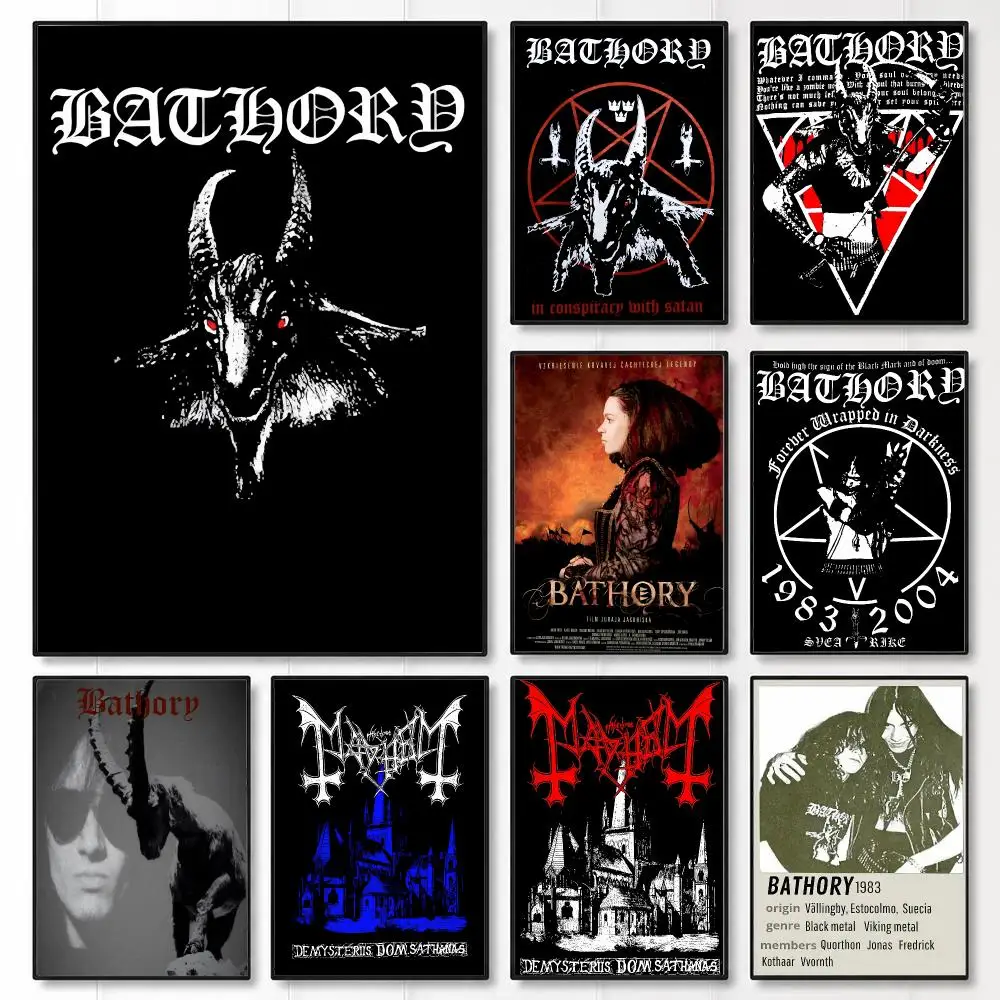 band Bathory Quorthon Poster Wall Posters Art Print HD Print Self-Adhesive Waterproof Wall Stickers Room Decoration