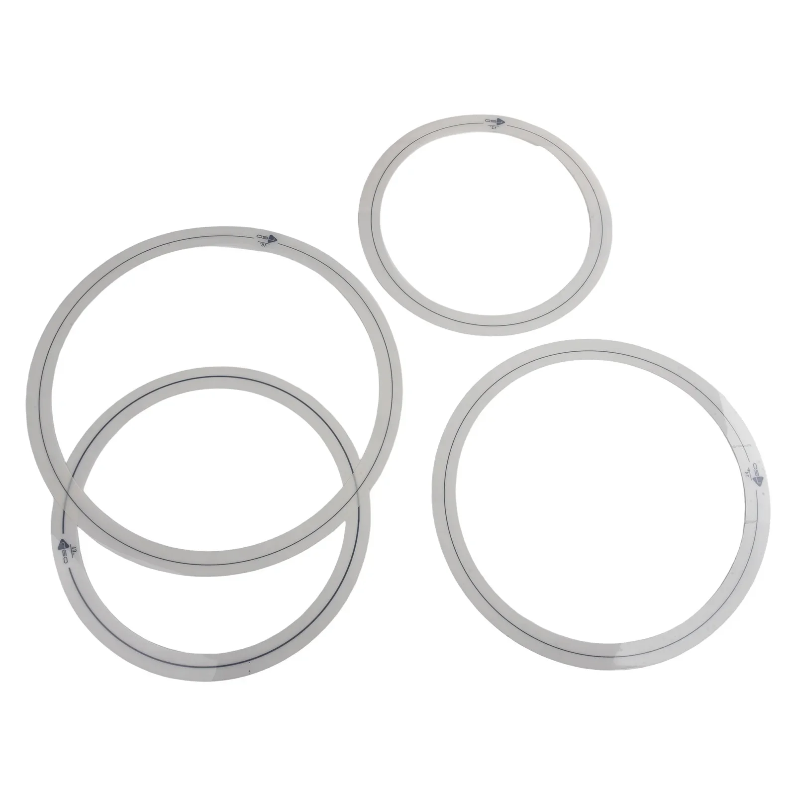 

Drummers' Secret to Great Sound 4 Pcs Drum Muffler Dampening Rings Sizes 10/12/14/14in Improve Your Drumming