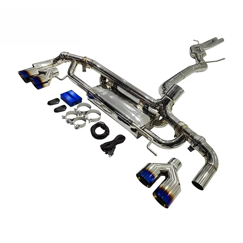 High Quality Valved Sport 304SS Exhaust System for 2017  Q7 -4M V6 3.0