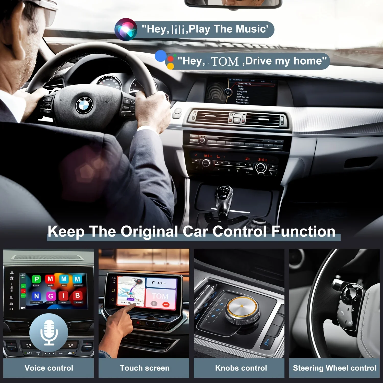 Adapter Android Auto Smart Box Plug-and-play automatische verbinding OTA-update universeel