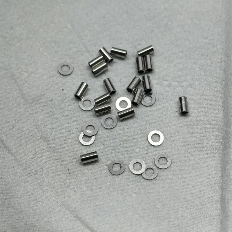 Metal Gasket And Shaft Sleeve Set For Cartier Lighter Adjust Fixing Grinding Wheel Wear Top Lid Inner Parts Repair Accessories