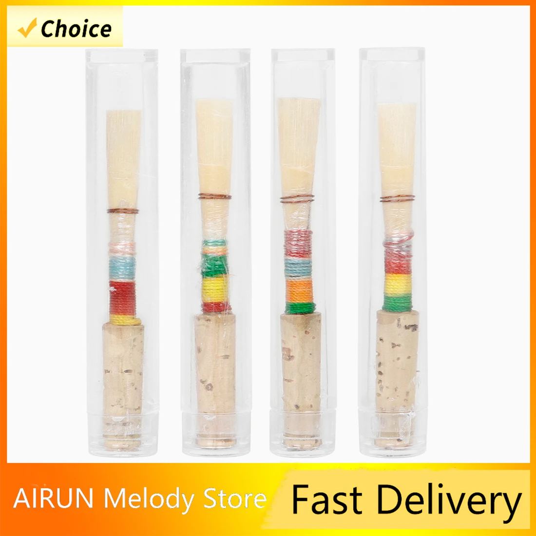 

4 Pcs Oboe Reed Natural Reed Handmade Key of C Coloured High Quality Cork Professional Wind Musical Instrument Accessories