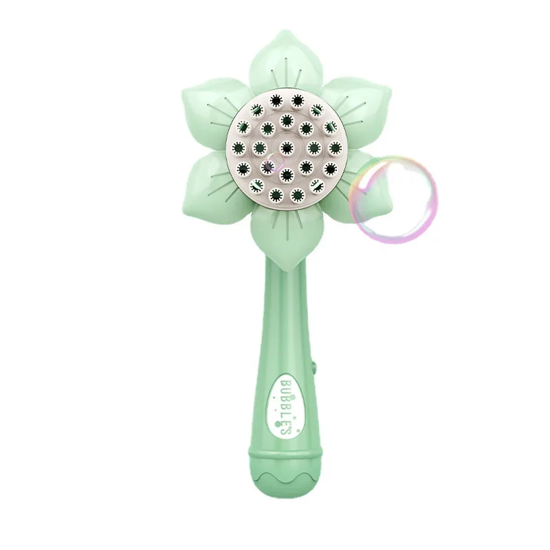 Girasole 23 fori Internet Celebrity Gatling Bubble Gun Completamente automatico Bancarella del mercato notturno Giocattoli per bambini Impatto durevole