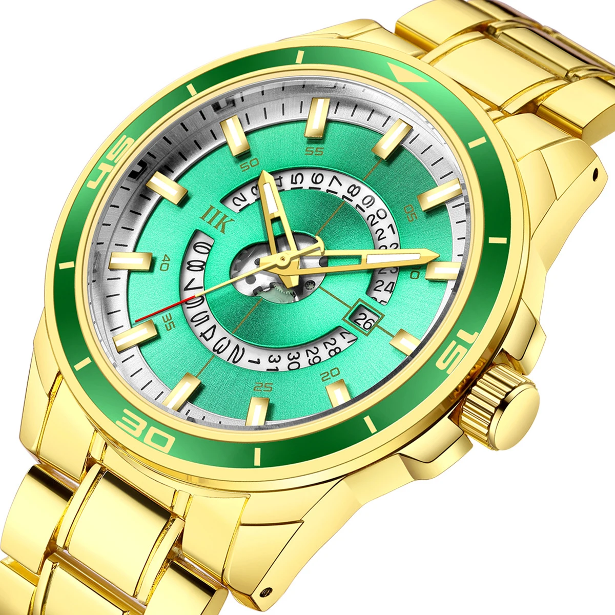UTHAI CQ423 Fashionable and casual Men watch with large dial, luminous calendar, quartz watch, cool clock gift，watches for man