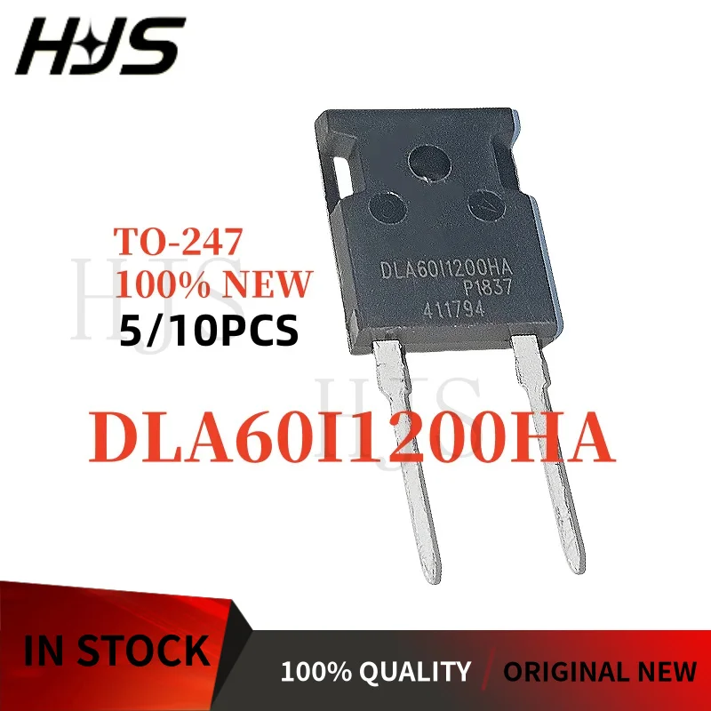 5/10PCS DLA60I1200HA DLA6011200HA TO-247-2 60A 1200V Fast recovery rectifier diode Brand New In Stock