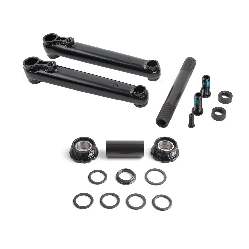 For Heavy Use Riding 48T Bicycle Crankset 19mm Axle Crank Precision for Fit Bicycle Parts Optimized Power Transmission