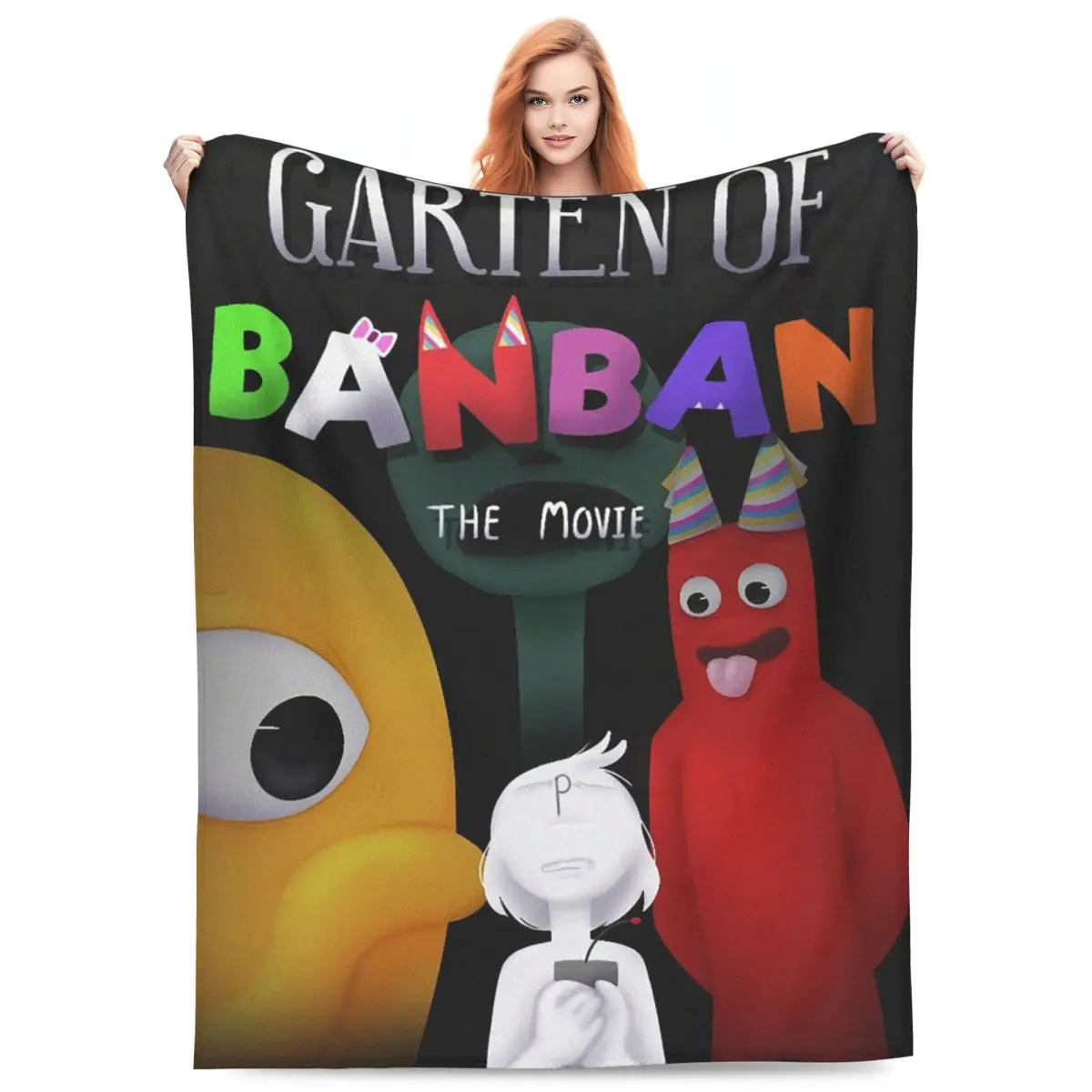 

Cartoon Garten Of Banban Blanket Fleece Sofa Throw Blanket Portable Throw Blankets for Bedding Travel Throws Bedspread Quilt