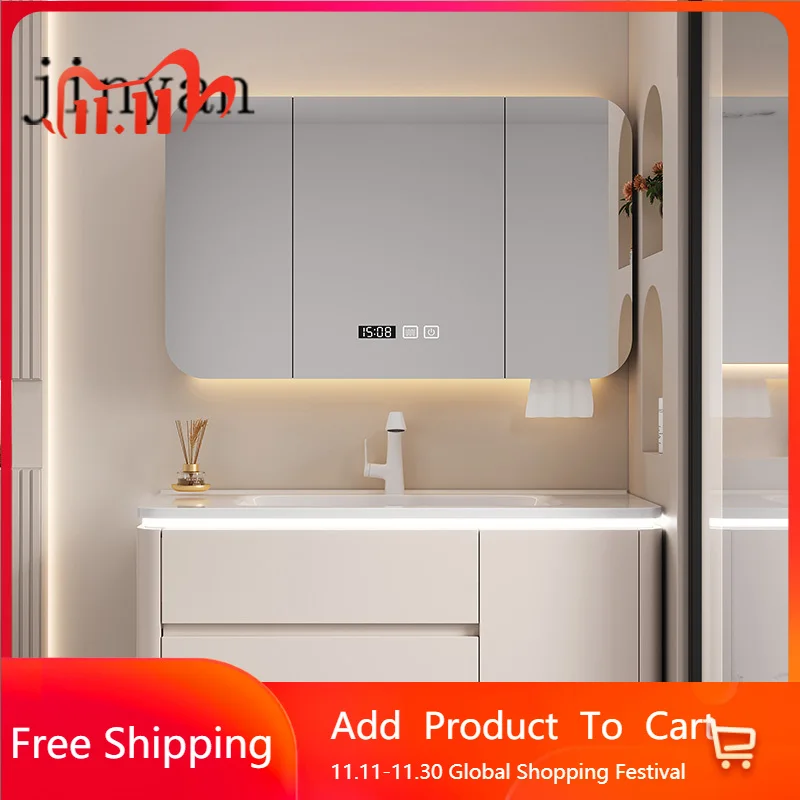 

Light Luxury Bathroom Cabinets Toilet Vintage Vanity Drawer Bathroom Cabinets Storage Makeup Articulos Para El Hogar Furniture