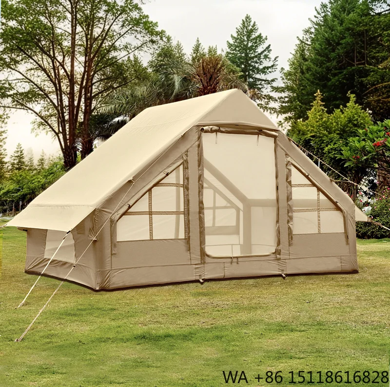 Large Waterproof Four-Season Outdoor Camping Air Tent Foldable Portable Easy Setup for Inflatable Adventures