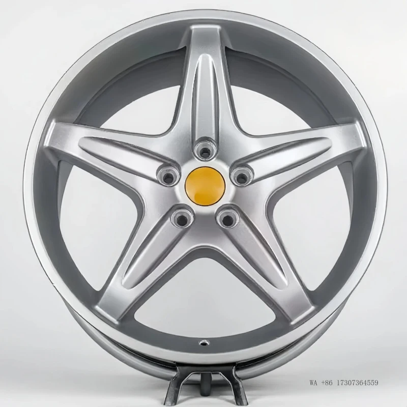 Forged Monoblock Wheels for Ferrari F8 Tributo 458 Spider 488 GTB 812 F430 360 19 20 21 Inch Five Spoke 5x108 Alloy Wheel