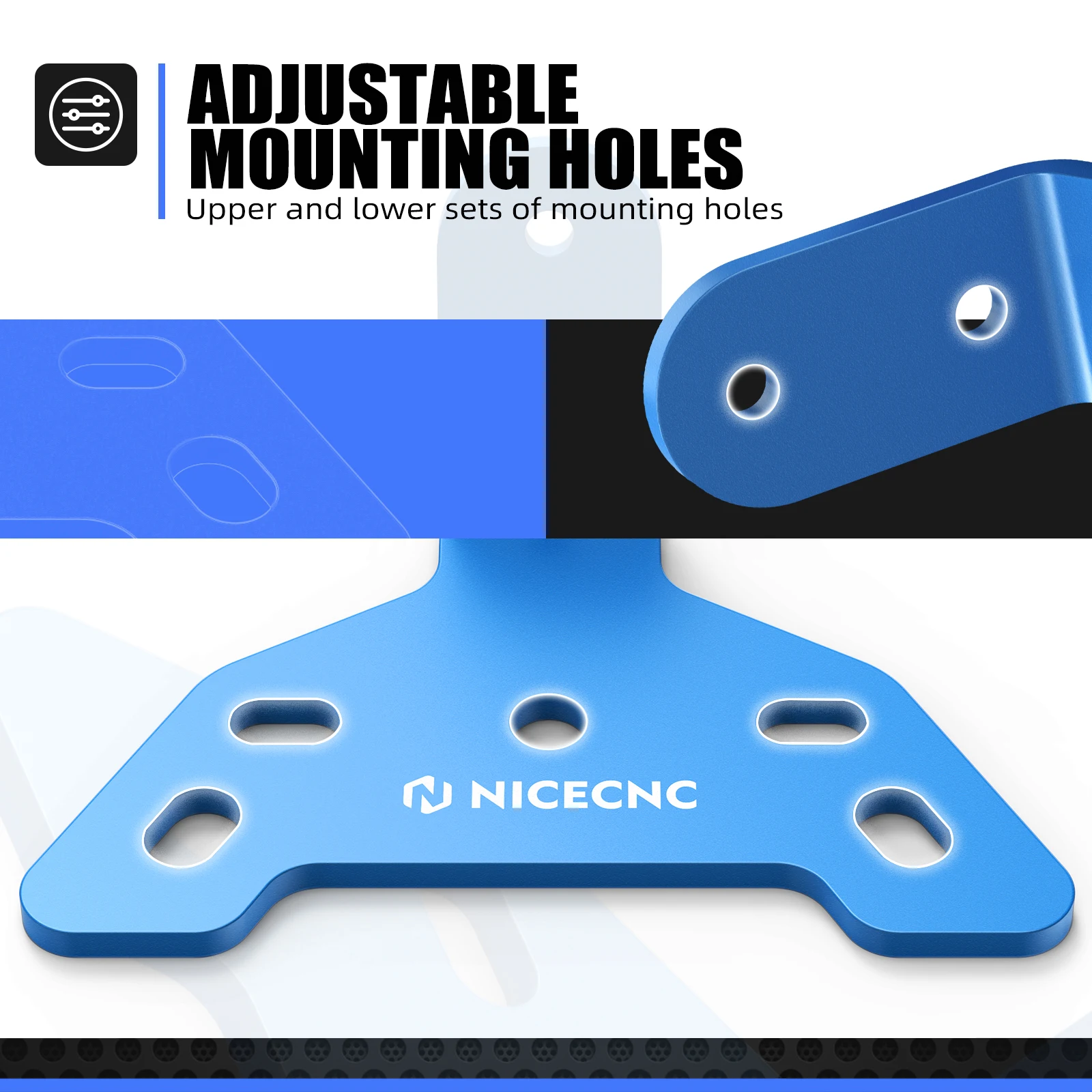 NICECNC Tail Light Mounting Bracket Licence Plate Holde For Surron light bee X light bee S L1E Segway X160 Segway X260 Sur-ron