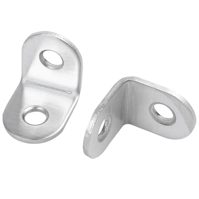 LICE-100Pcs 20Mm X 20Mm 90 Degree Shelf Support Corner Brace Angle Bracket