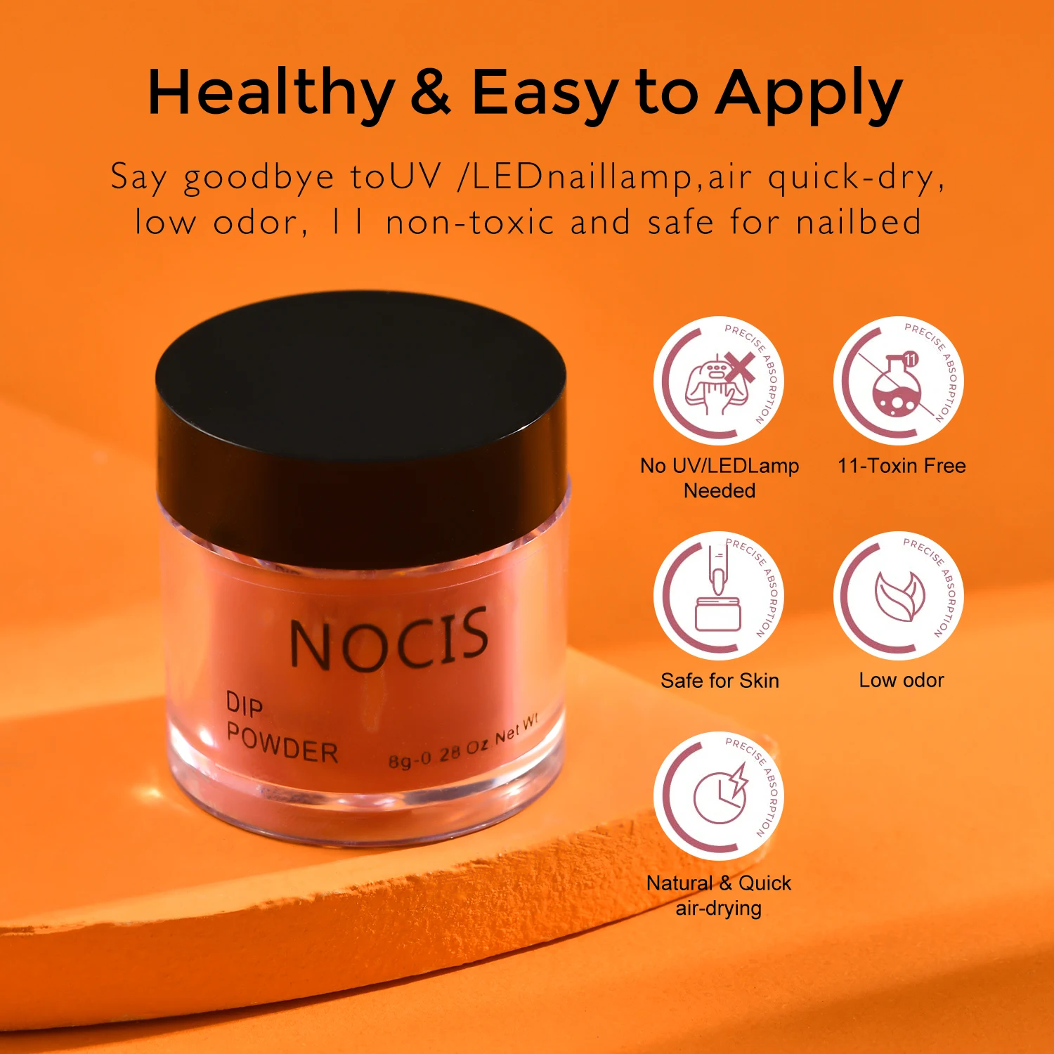 Temperatuur Kleurveranderende Dip Poeder Nagelkit Starter 4-kleuren Rood Blauw Glitter Acryl Dompelpoeder Essentiële vloeistofset