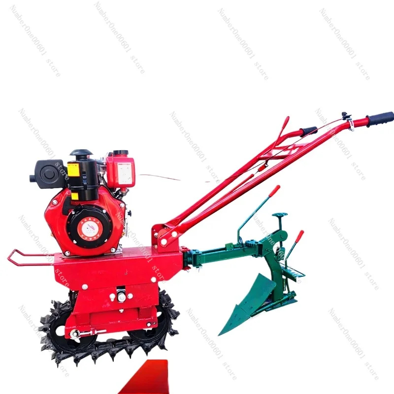 Train Type Single Wheel Plow with Chain Track, Half Plow, Plow, Trenching Machine, Fertilization and Seeding Machine