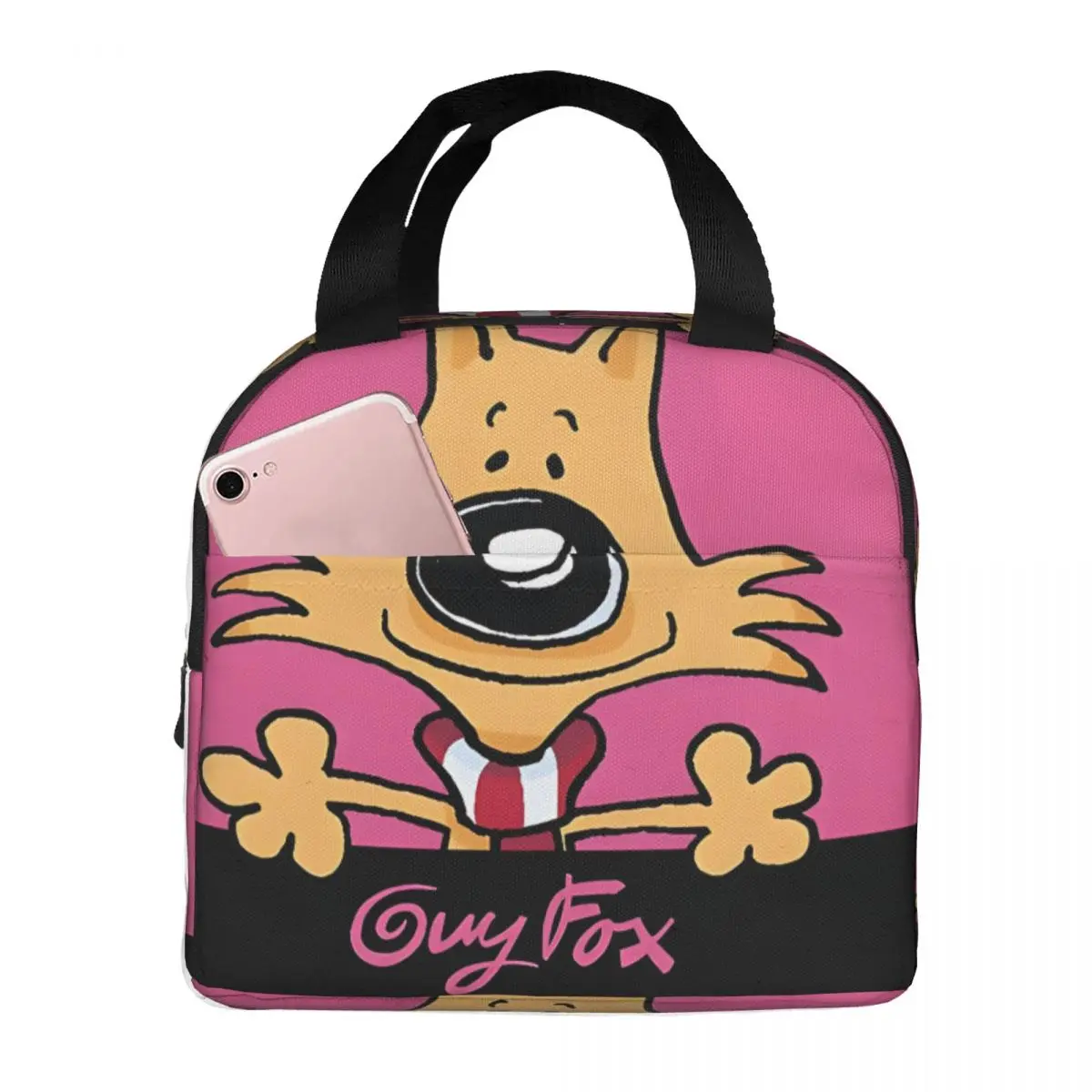 Accessories Food Container Happy Large Capacity G-Guy Foxs School Hand Bag For Boy Girl