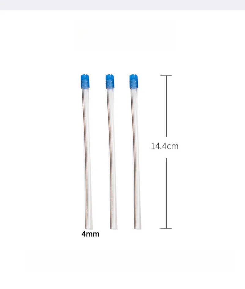 

SmileKit 20Pcs Dentistry Saliva Ejector Disposable Conversion Head High Temperature Resistance for Oral Cavity Nursing Infusion