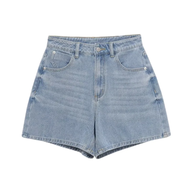 Withered Women's 2026 Summer New Product Fashion Versatile High Waist Loose Comfortable Shorts