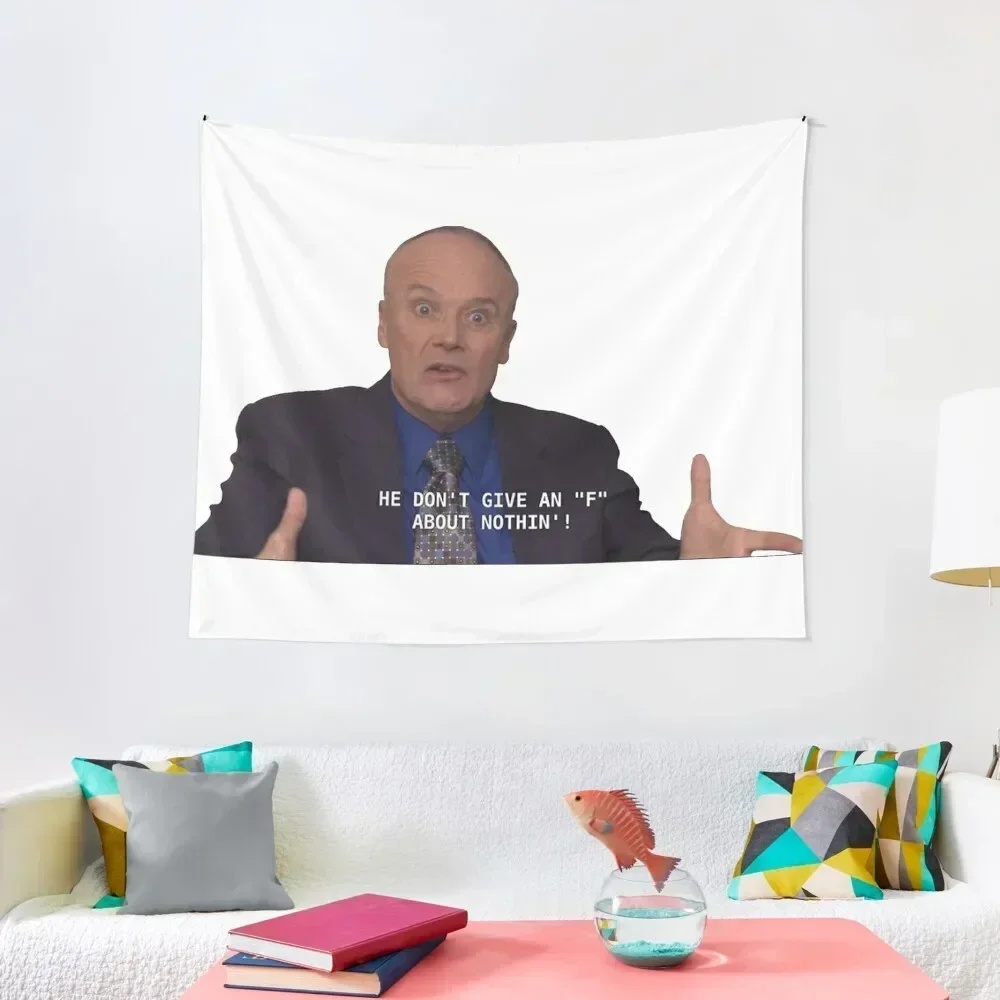 

Dont give a F Creed Bratton The Office Tapestry Aesthetic Room Decor Korean Bedroom Decor Art Mural Tapestry