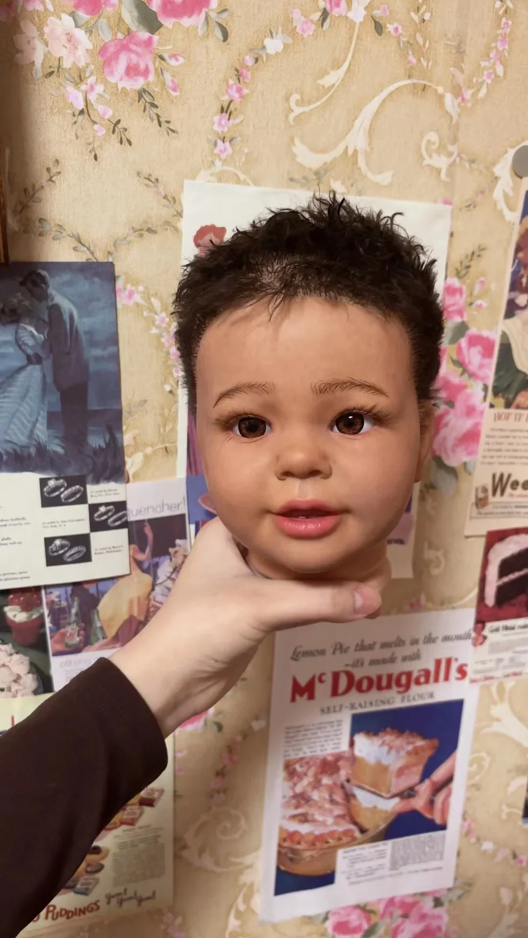 Poupée Reborn Bébé Fille Personnalisée DLS Katie Marie Peinte à la Main DIY 28 Pouces Photos Réelles