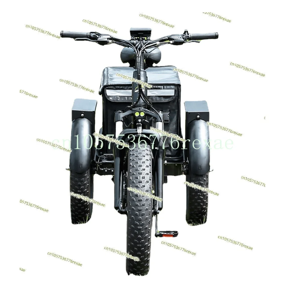 

Tricycles 36V350W Cargo Tricycle Electric/3 Wheel Ebike Electric Delivery Tricycle 20*4.0 Inch Fat Tire High Speed Electric