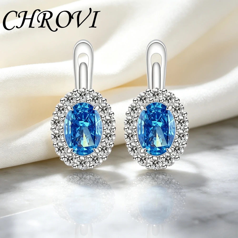 Luxurious 925 sterling silver pearl and gemstone ice flower dove-shaped earrings, set with ultra-shiny diamonds, ear accessories