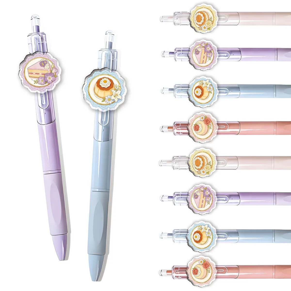 

Набор из 8/16 мини-ручек в виде тортов, шариковые ручки для студентов, канцелярские товары для офиса, подарок для друзей, ручка в подарок на день рождения