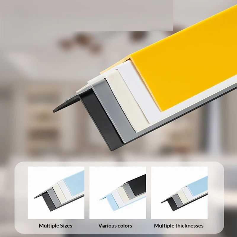 PVC Anti-collision Strip Wall Corner Wrapping Balcony Threshold External Corner Line Protection Strip Ceramic Tile Edging Strip