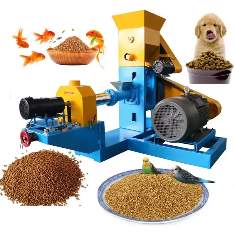 Fish Food Manufacturing Machine Floating Fish Feed Mill Pellet Extruder Making Machine for Sale