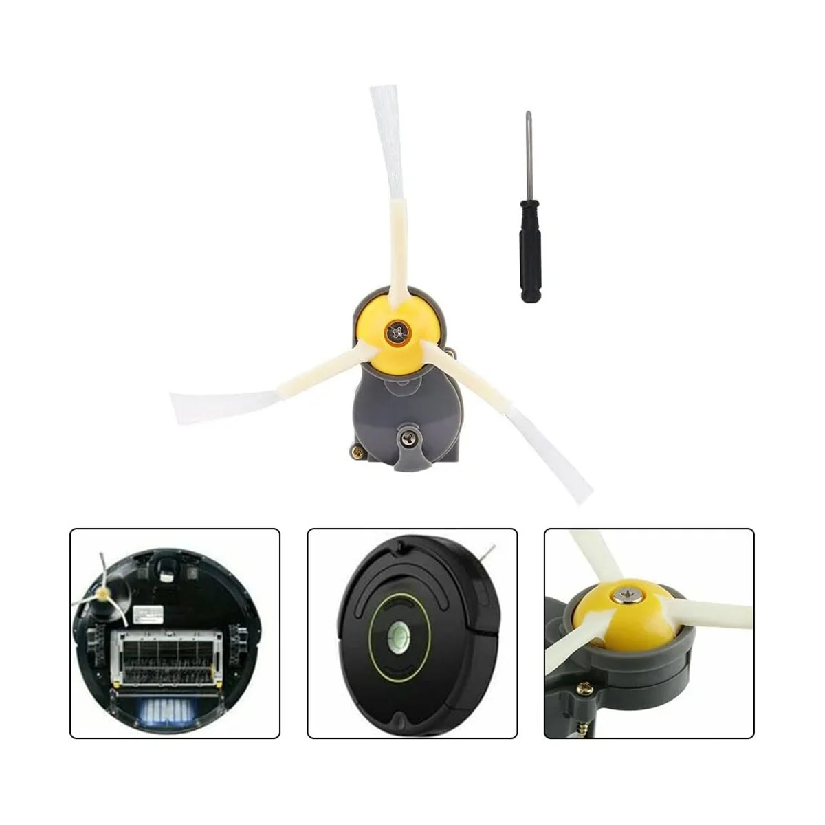 وحدة محرك الفرشاة الجانبية مناسبة لقطع غيار المكنسة الكهربائية الروبوتية من سلسلة 600 700 800 900