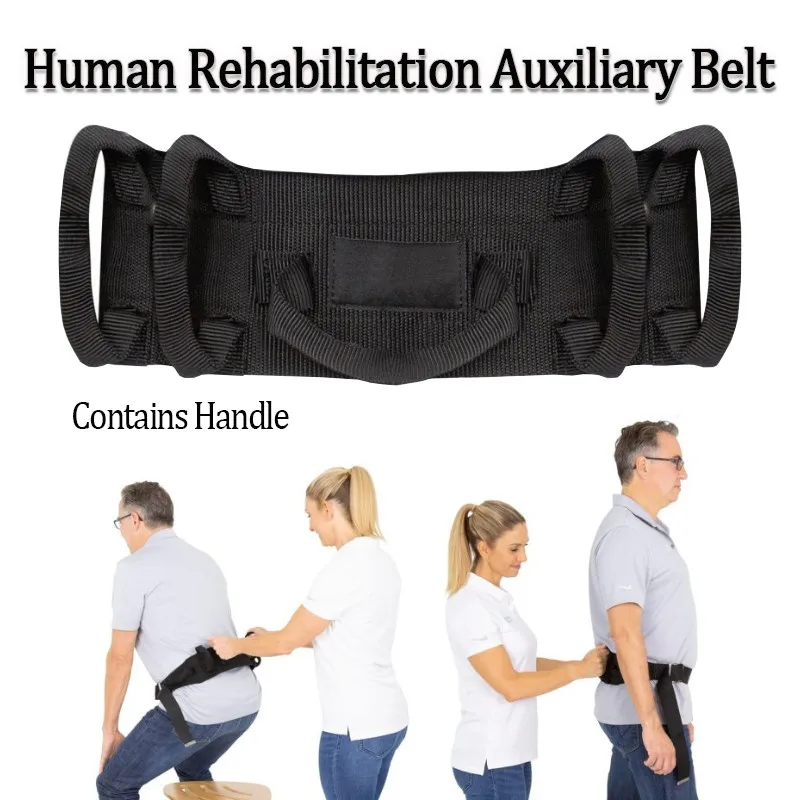 Lumbar Traction Transfer Belt Transfer belt with handle Rehabilitation Auxiliary Belt Disabled Body Shift Stand Up Gait Belt