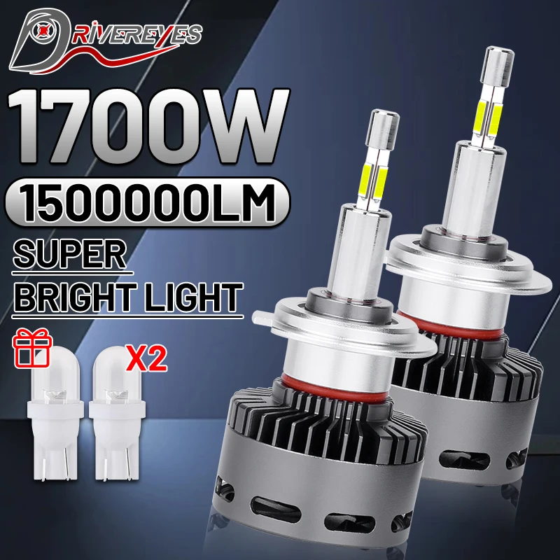 H4 LED 1700W 360° CSP 650W LED H7 H11 H1 Car Headlights Bulb H8 H9 9005 HB3 9006 HB4 9012 HIR2 Canbus No Error 6500K Super White