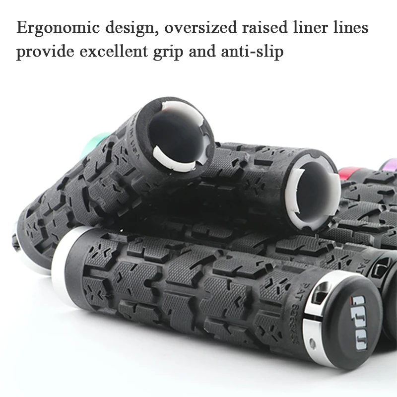 ODI RG01 MTB Grips Lock Ring Bike Handlebar Grips Anti-Slip Shock Absorption Handle Cover Double Locking Bicycle DH Handle Grip