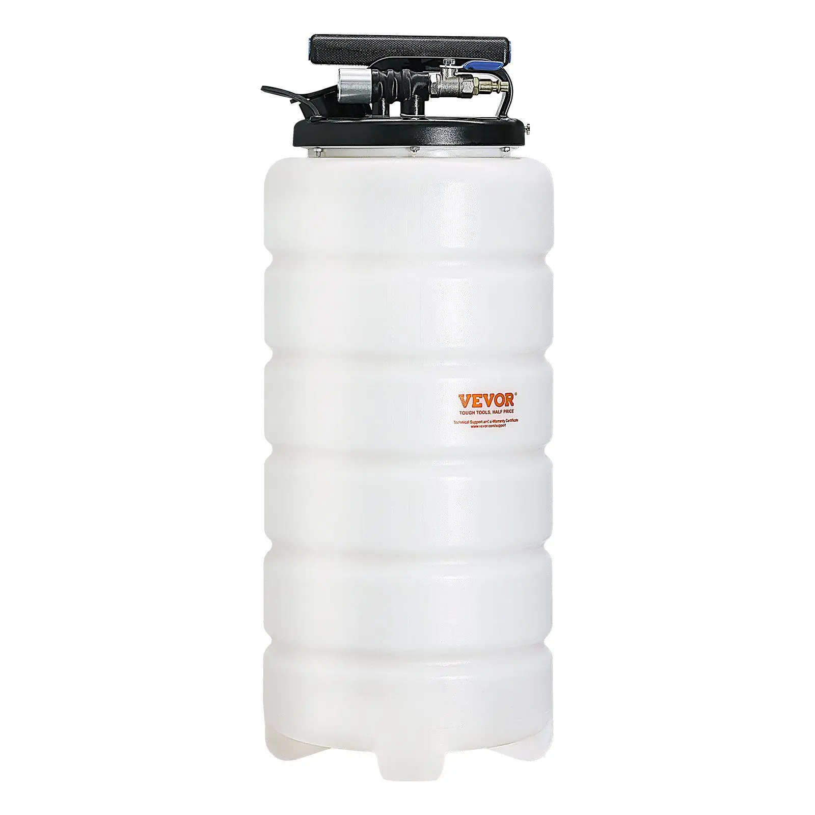 

4 Gallons 15L Pneumatic Manual Oil Changer Fluid Extractor with Dipstick Suction Hose for Automotive